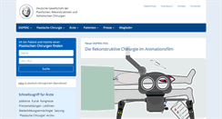 Desktop Screenshot of dgpraec.de