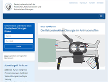 Tablet Screenshot of dgpraec.de